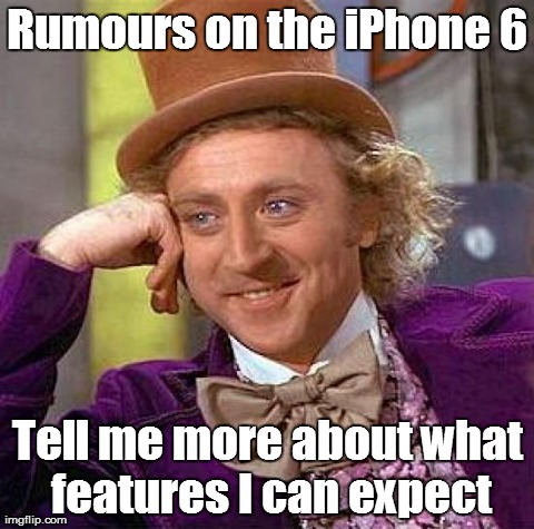 Rumours on the iPhone 6